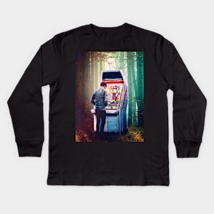 Glitched Kids Long Sleeve T-Shirt